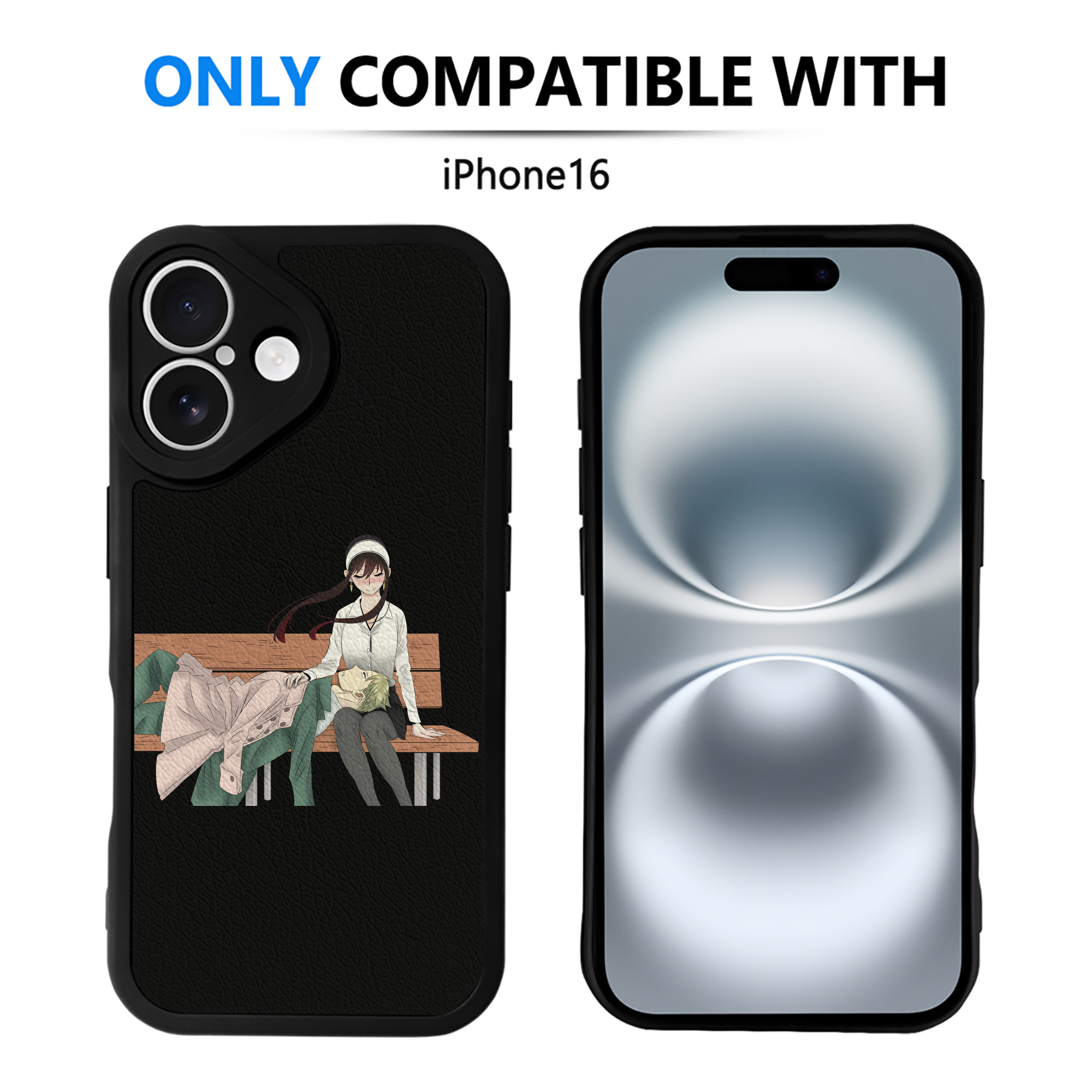 （画像用） SPY×FAMILY间谍家家酒 【iPhone 16シリーズ対応】シリコンスマホケース（レザー調） 材質：シリコン